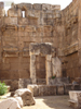 Inside the Temple of Jupiter in Baalbek